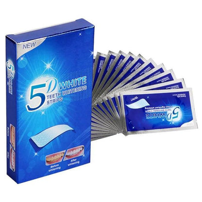 BANDES DE BLANCHIMENT DENTAIRE - 5D WHITE