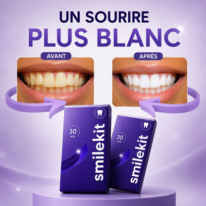BANDES DE BLANCHIMENT DENTAIRE - 5D WHITE (Tiktok2)